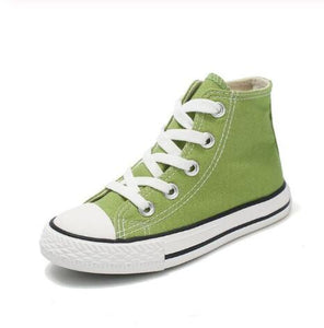 Kids shoes for girl children canvas shoes boys sneakers Spring autumn girls shoes White High Solid fashion Children shoes