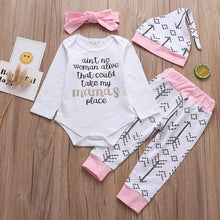 Cargar imagen en el visor de la galería, Newborn Infant Toddler Baby Girl Clothes Sets Infant Unicorn Pegasus Star Castle Tops+Pants+Hat+Headband 4PCS Baby Girl Clothing
