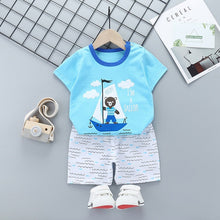 Carregar imagem no visualizador da galeria, Unni-yun Casual Baby Kids Sport Clothing Plaid Lion Clothes Sets for Boys Costumes 100% Cotton Baby Clothes 6M -4 Years Old
