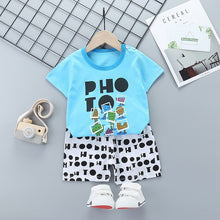 Carregar imagem no visualizador da galeria, Unni-yun Casual Baby Kids Sport Clothing Plaid Lion Clothes Sets for Boys Costumes 100% Cotton Baby Clothes 6M -4 Years Old
