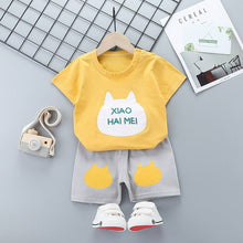 Carregar imagem no visualizador da galeria, Unni-yun Casual Baby Kids Sport Clothing Plaid Lion Clothes Sets for Boys Costumes 100% Cotton Baby Clothes 6M -4 Years Old
