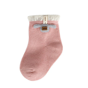 Baby Socks Cotton Socks Girls Boys Newborn Socks Cartoon Decoration Boneless Suture Children Infant Socks Baby Clothing