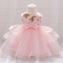 Carregar imagem no visualizador da galeria, Summer Dress for Girl Baby Christening Gown First 1st Birthday Dress Party Girl Baby Clothing Toddler Clothes Infant Vestidos
