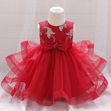 Carregar imagem no visualizador da galeria, Summer Dress for Girl Baby Christening Gown First 1st Birthday Dress Party Girl Baby Clothing Toddler Clothes Infant Vestidos
