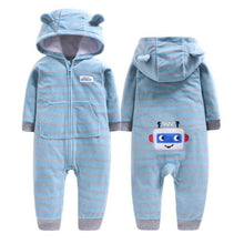 Carregar imagem no visualizador da galeria, Orangemom spring  fleece baby rompers coats for infant clothes hooded with ear lovely camo jumpsuits for baby boys clothing home
