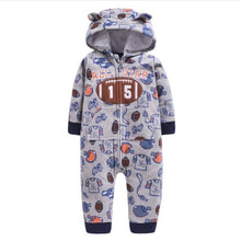 Carregar imagem no visualizador da galeria, Orangemom spring  fleece baby rompers coats for infant clothes hooded with ear lovely camo jumpsuits for baby boys clothing home
