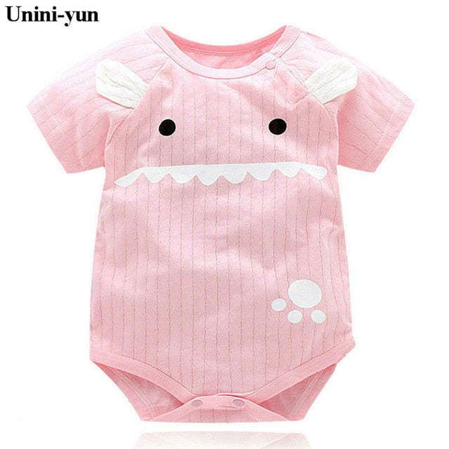 New Summer Baby Boys Romper Animal style Short Sleeve infant rompers Jumpsuit cotton Baby Rompers Newborn Clothes Kids clothing