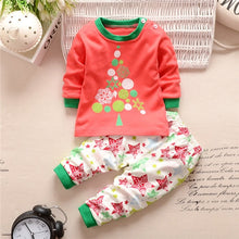 Cargar imagen en el visor de la galería, Autumn Winter 2020 Baby Boy Girls Clothes Cotton Girl Clothing Sets Cartoon Long-sleeved T-shirt+Pants Infant Clothes 2pcs Suit
