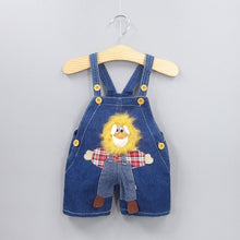 Cargar imagen en el visor de la galería, 1 2 3T Baby Clothing Boys Girls Jeans Overalls Shorts Toddler Infant Denim Rompers Cute Cartoon Bebe Pants Summer Bib Clothes
