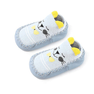 2020 New born Baby Socks With Rubber Soles Infant Baby Girls Boys Shoes Spring Autumn Baby Floor Socks Anti Slip Soft Sole Sock