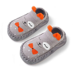 2020 New born Baby Socks With Rubber Soles Infant Baby Girls Boys Shoes Spring Autumn Baby Floor Socks Anti Slip Soft Sole Sock