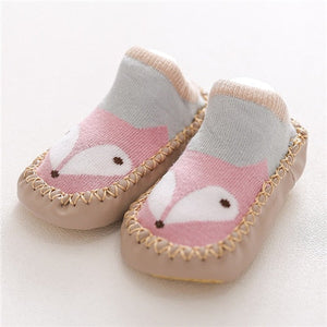 2020 New born Baby Socks With Rubber Soles Infant Baby Girls Boys Shoes Spring Autumn Baby Floor Socks Anti Slip Soft Sole Sock