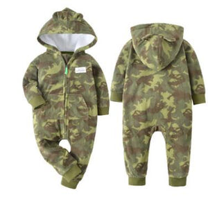 2020 Newborn Baby Winter Hoodie Clothes boys Baby clothing Girl 9m-24m Boy Jumpsuit christmas baby Romper warm clothing for kids