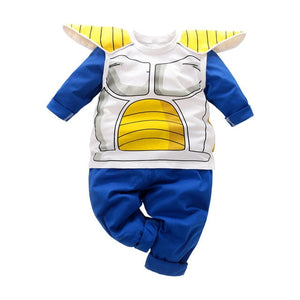 YiErYing High Quality Baby Clothing Baby Cartoon rompers Dragon Ball Style Long Sleeve Baby Jumpsuits Baby Boy Girl Clothes