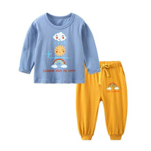 Cargar imagen en el visor de la galería, Autumn Winter 2020 Baby Boy Girls Clothes Cotton Girl Clothing Sets Cartoon Long-sleeved T-shirt+Pants Infant Clothes 2pcs Suit
