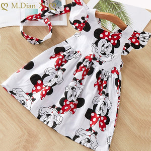 2018 New Summer Dress Children's Clothing Girls Denim Stitching Baby Girl Dresses Party Wedding Children's Mesh Princess Dress