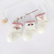 Cargar imagen en el visor de la galería, Baby Socks Cotton Socks Girls Boys Newborn Socks Cartoon Decoration Boneless Suture Children Infant Socks Baby Clothing
