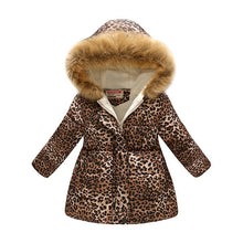 Carregar imagem no visualizador da galeria, Kids Girls Jacket 2020 Autumn Winter Jacket For Girls Coat Baby Warm Hooded Outerwear Coat Girls Clothing Children Down Parkas
