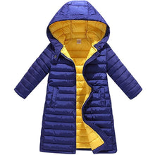 Carregar imagem no visualizador da galeria, Kids Girls Jacket 2020 Autumn Winter Jacket For Girls Coat Baby Warm Hooded Outerwear Coat Girls Clothing Children Down Parkas
