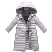 Carregar imagem no visualizador da galeria, Kids Girls Jacket 2020 Autumn Winter Jacket For Girls Coat Baby Warm Hooded Outerwear Coat Girls Clothing Children Down Parkas
