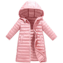 Carregar imagem no visualizador da galeria, Kids Girls Jacket 2020 Autumn Winter Jacket For Girls Coat Baby Warm Hooded Outerwear Coat Girls Clothing Children Down Parkas
