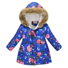 Carregar imagem no visualizador da galeria, Kids Girls Jacket 2020 Autumn Winter Jacket For Girls Coat Baby Warm Hooded Outerwear Coat Girls Clothing Children Down Parkas
