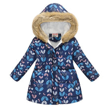 Carregar imagem no visualizador da galeria, Kids Girls Jacket 2020 Autumn Winter Jacket For Girls Coat Baby Warm Hooded Outerwear Coat Girls Clothing Children Down Parkas
