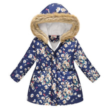 Carregar imagem no visualizador da galeria, Kids Girls Jacket 2020 Autumn Winter Jacket For Girls Coat Baby Warm Hooded Outerwear Coat Girls Clothing Children Down Parkas
