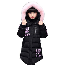 Carregar imagem no visualizador da galeria, Kids Girls Jacket 2020 Autumn Winter Jacket For Girls Coat Baby Warm Hooded Outerwear Coat Girls Clothing Children Down Parkas
