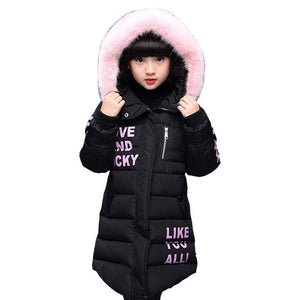 Kids Girls Jacket 2020 Autumn Winter Jacket For Girls Coat Baby Warm Hooded Outerwear Coat Girls Clothing Children Down Parkas