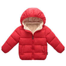 Carregar imagem no visualizador da galeria, Kids Girls Jacket 2020 Autumn Winter Jacket For Girls Coat Baby Warm Hooded Outerwear Coat Girls Clothing Children Down Parkas
