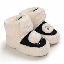 Cargar imagen en el visor de la galería, Baby Winter Warm First Walkers Cotton Baby Shoes Cute Infant Baby boys girls shoes soft sole indoor shoes for 0-18M
