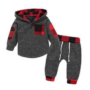 LZH Newborn Baby Clothes 2020 Autumn Winter Baby Boys Clothes Hoodies+Pant 2pcs Outfit Suit Costume Infant Clothing For Baby Set