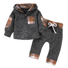 Carregar imagem no visualizador da galeria, LZH Newborn Baby Clothes 2020 Autumn Winter Baby Boys Clothes Hoodies+Pant 2pcs Outfit Suit Costume Infant Clothing For Baby Set
