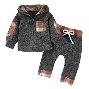 LZH Newborn Baby Clothes 2020 Autumn Winter Baby Boys Clothes Hoodies+Pant 2pcs Outfit Suit Costume Infant Clothing For Baby Set