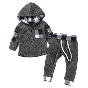 LZH Newborn Baby Clothes 2020 Autumn Winter Baby Boys Clothes Hoodies+Pant 2pcs Outfit Suit Costume Infant Clothing For Baby Set