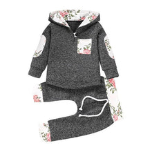 Carregar imagem no visualizador da galeria, LZH Newborn Baby Clothes 2020 Autumn Winter Baby Boys Clothes Hoodies+Pant 2pcs Outfit Suit Costume Infant Clothing For Baby Set
