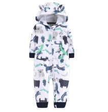 Cargar imagen en el visor de la galería, 2020 Newborn Baby Winter Hoodie Clothes boys Baby clothing Girl 9m-24m Boy Jumpsuit christmas baby Romper warm clothing for kids
