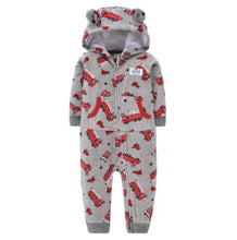 Cargar imagen en el visor de la galería, 2020 Newborn Baby Winter Hoodie Clothes boys Baby clothing Girl 9m-24m Boy Jumpsuit christmas baby Romper warm clothing for kids
