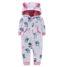 Cargar imagen en el visor de la galería, 2020 Newborn Baby Winter Hoodie Clothes boys Baby clothing Girl 9m-24m Boy Jumpsuit christmas baby Romper warm clothing for kids
