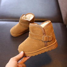 将图片加载到图库查看器，2020 KIDS Boys Girls Snow Boots Shoes Winter Warm Plush Inside Cow Muscle Sole Child Snow Boots Shoes For Baby Girls Boys Boots
