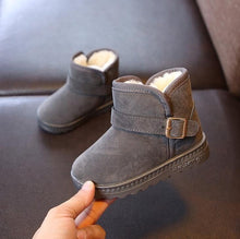 将图片加载到图库查看器，2020 KIDS Boys Girls Snow Boots Shoes Winter Warm Plush Inside Cow Muscle Sole Child Snow Boots Shoes For Baby Girls Boys Boots
