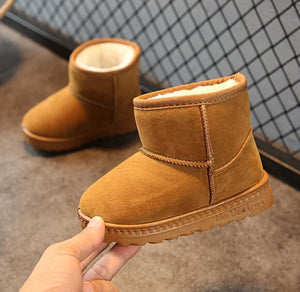 2020 KIDS Boys Girls Snow Boots Shoes Winter Warm Plush Inside Cow Muscle Sole Child Snow Boots Shoes For Baby Girls Boys Boots