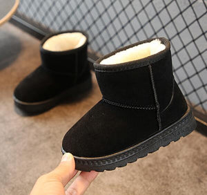 2020 KIDS Boys Girls Snow Boots Shoes Winter Warm Plush Inside Cow Muscle Sole Child Snow Boots Shoes For Baby Girls Boys Boots