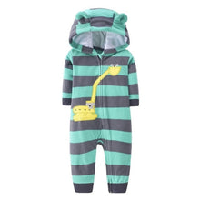 Cargar imagen en el visor de la galería, 2020 Newborn Baby Winter Hoodie Clothes boys Baby clothing Girl 9m-24m Boy Jumpsuit christmas baby Romper warm clothing for kids
