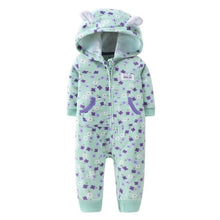 Cargar imagen en el visor de la galería, 2020 Newborn Baby Winter Hoodie Clothes boys Baby clothing Girl 9m-24m Boy Jumpsuit christmas baby Romper warm clothing for kids
