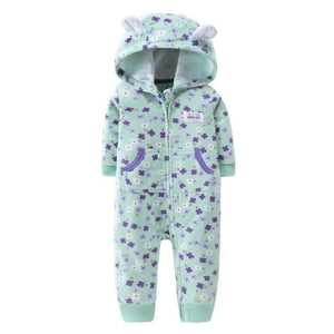 2020 Newborn Baby Winter Hoodie Clothes boys Baby clothing Girl 9m-24m Boy Jumpsuit christmas baby Romper warm clothing for kids