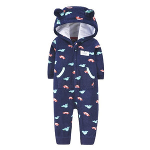 2020 Newborn Baby Winter Hoodie Clothes boys Baby clothing Girl 9m-24m Boy Jumpsuit christmas baby Romper warm clothing for kids