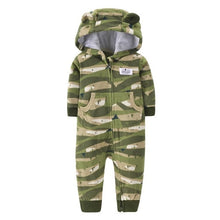 Cargar imagen en el visor de la galería, 2020 Newborn Baby Winter Hoodie Clothes boys Baby clothing Girl 9m-24m Boy Jumpsuit christmas baby Romper warm clothing for kids
