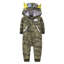 Cargar imagen en el visor de la galería, 2020 Newborn Baby Winter Hoodie Clothes boys Baby clothing Girl 9m-24m Boy Jumpsuit christmas baby Romper warm clothing for kids
